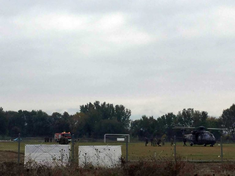 Στα Τρίκαλα Αμερικάνος Αξιωματικός με ελικόπτερο της Αεροπορίας Στρατού