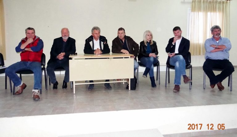 Σύσκεψη για την αντιπλημμυρική προστασία στο Λεοντάρι