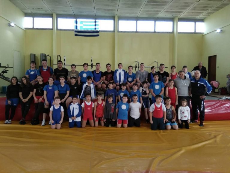 Κοινή προετοιμασία για τους παλαιστές του Α.Σ. Τρικάλων και Ηρακλή Περιστερίου