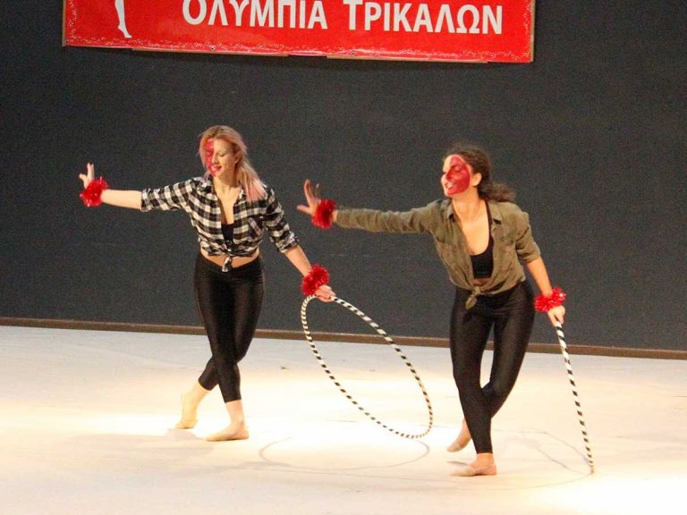 ​Υπέροχο Χριστουγεννιάτικο show από το Σύλλογο Ρυθμικής Γυμναστικής «ΟΛΥΜΠΙΑ» Τρικάλων