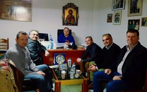 Συνάντηση του Ηλία Βλαχογιάννη με την Ένωση Στρατιωτικών Θεσσαλίας