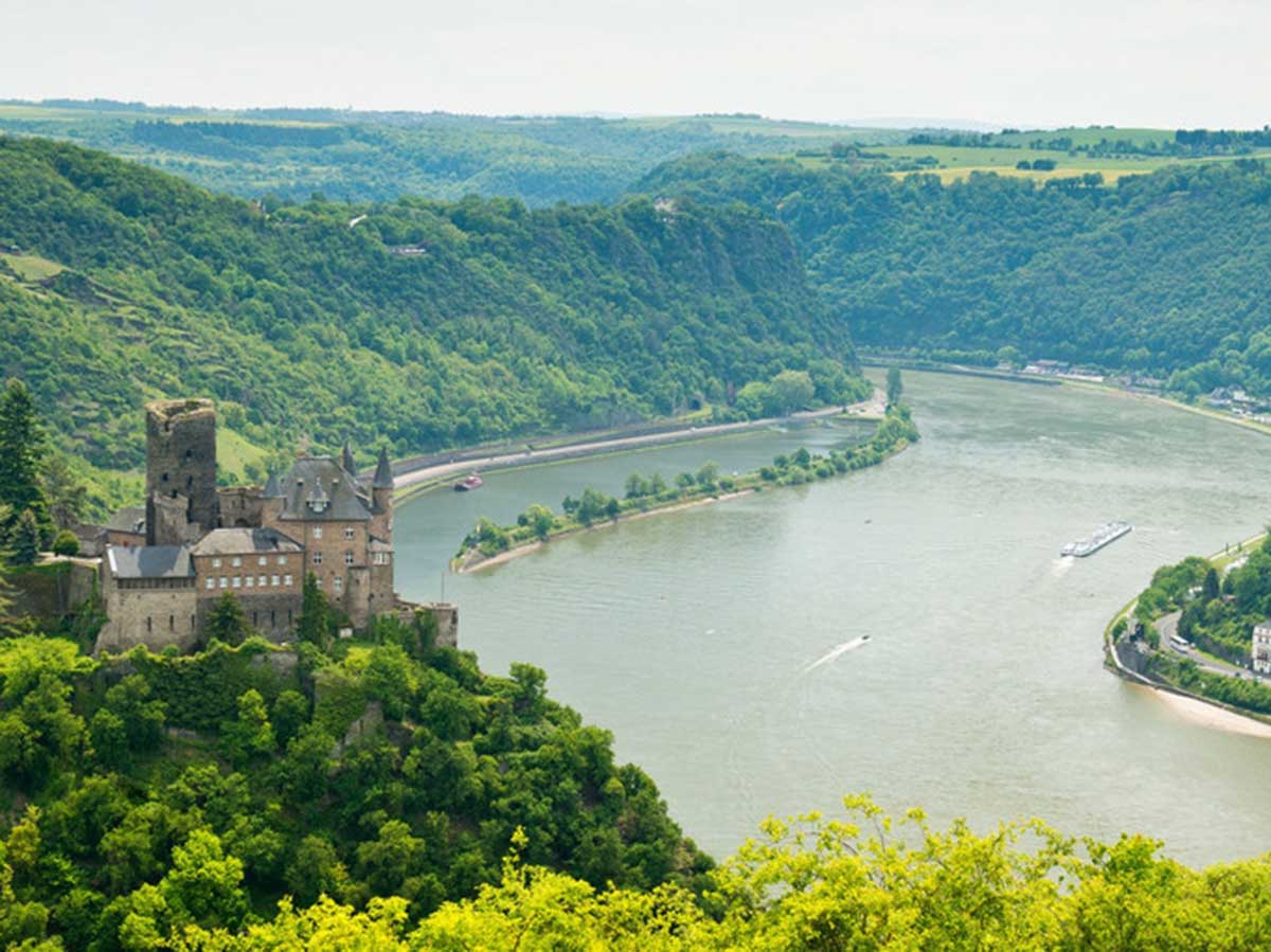 Closely. Middle Rhine.