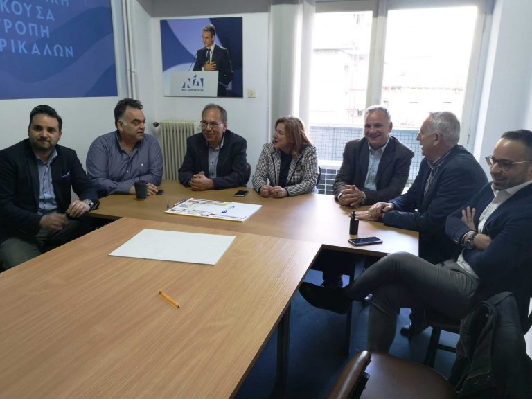 ​Η υποψήφια ευρωβουλευτής Καλυψώ Γούλα στα Τρίκαλα