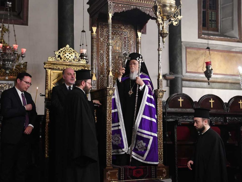 ​Η Ακολουθία των Παθών του Κυρίου στον Πατριαρχικό Ναό στο Φανάρι