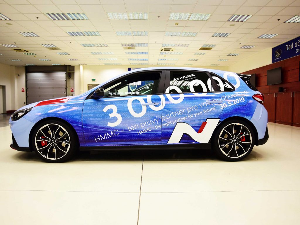 Την παραγωγή 3.000.000 οχημάτων γιορτάζει το εργοστάσιο της Hyundai στην Τσεχία