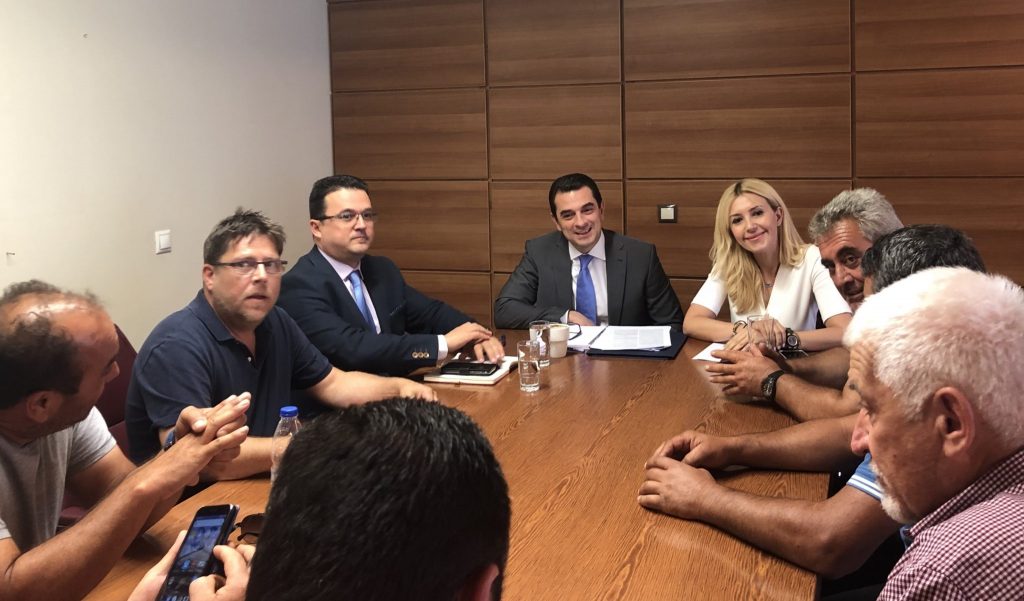 Συναντήθηκαν οι υφυπουργοί Αγροτικής Ανάπτυξης με τευτλοκαλλιεργητές