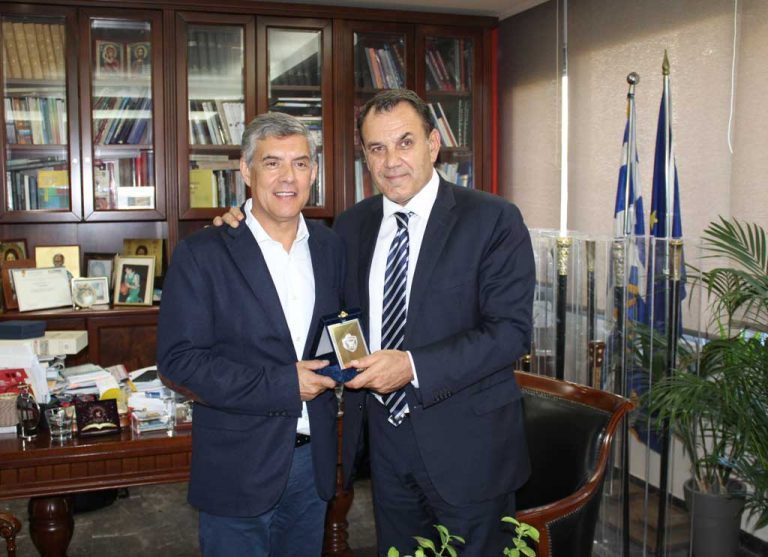 Με τον Υπουργό Εθνικής Άμυνας συναντήθηκε ο Περιφερειάρχης Θεσσαλίας