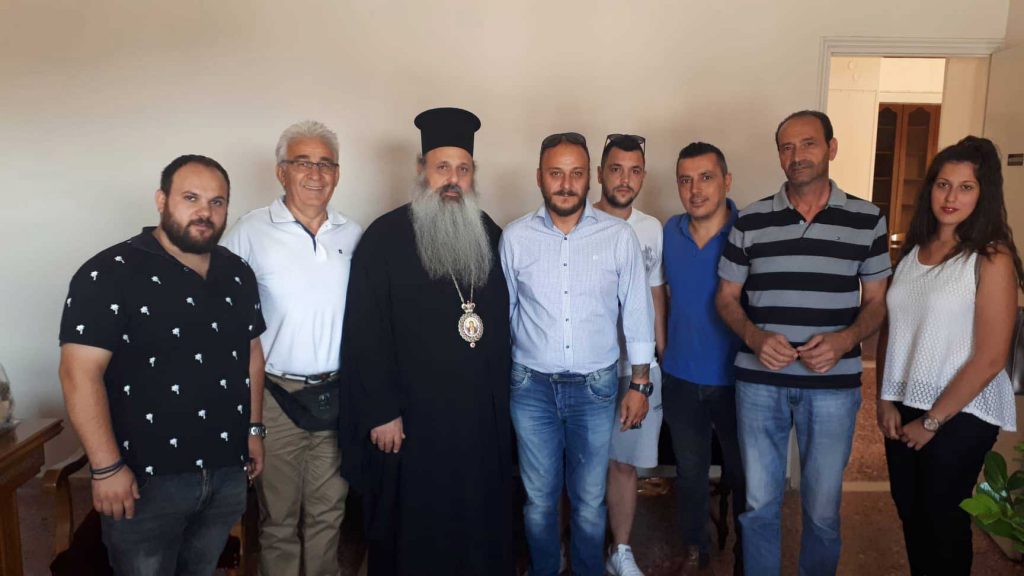 Τον Σεβασμιότατο Μητροπολίτη Σταγών & Μετεώρων επισκέφτηκε σήμερα η διοίκηση του ΑΟ Μετεώρων