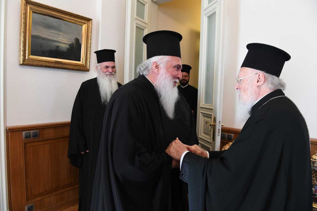 Στο Οικουμενικό Πατριαρχείο ο νεοεκλεγείς Μητροπολίτης Λήμνου και Αγίου Ευστρατίου Ιερόθεος