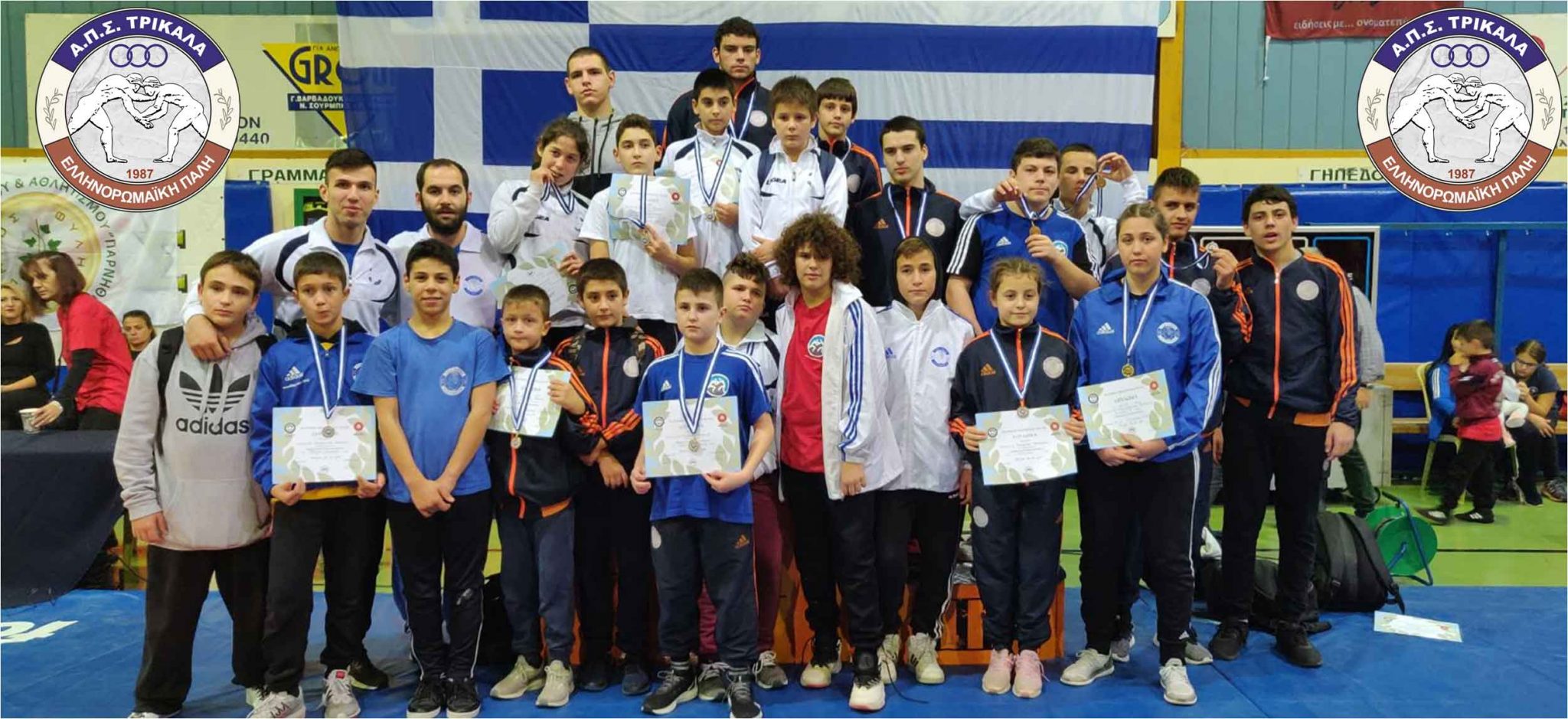 Με 16 μετάλλια σε πανελλήνιο τουρνουά πάλης οι αθλητές του ΑΠΣ Τρίκαλα