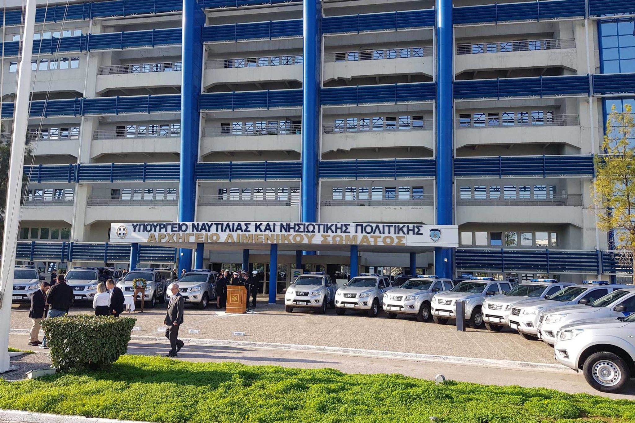 Τελετή ένταξης στο Λιμενικό Σώμα, των πρώτων Pick-Ups περιπολικών Nissan NAVARA