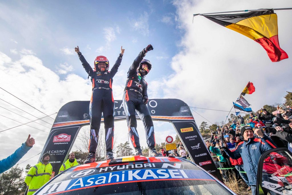 Πρωτιά για τη Hyundai στο Rallye Monte-Carlo