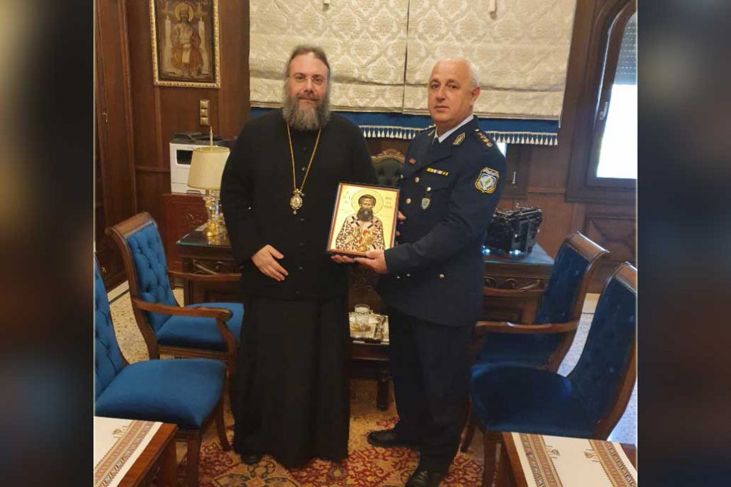 Στον Μητροπολίτη για ευχές ο Στέργιος Νίντος