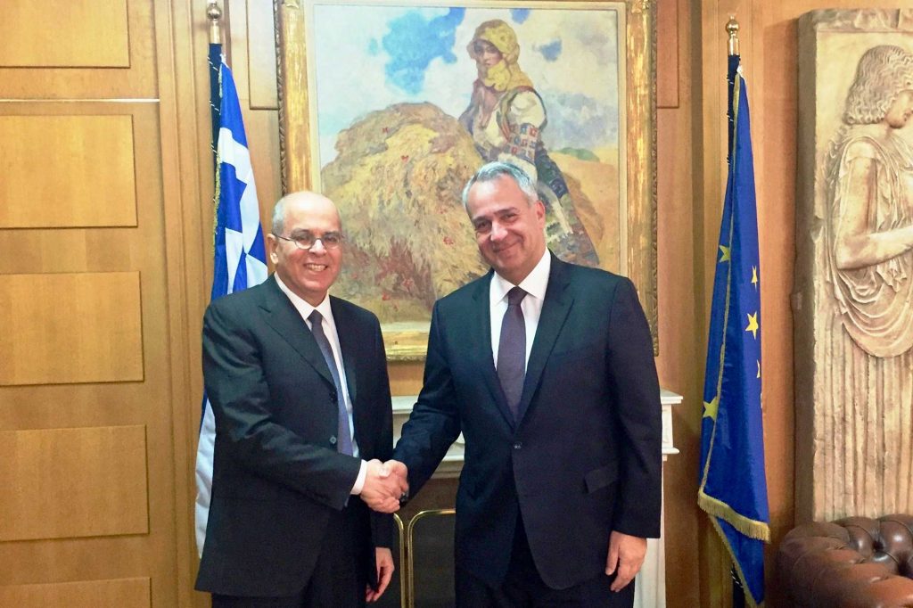 Συνάντηση Βορίδη με τον Ισραηλινό Πρέσβη Γιόσι Αμράνι