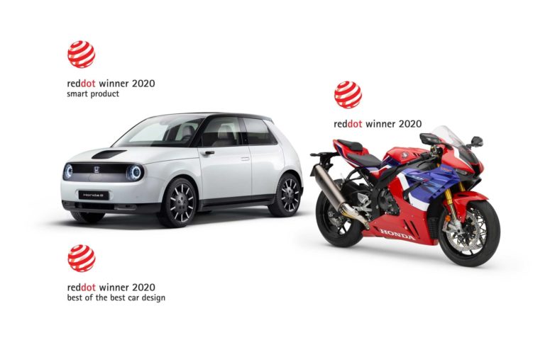 Η HONDA ΑΠΕΣΠΑΣΕ ΤΡΙΑ ΒΡΑΒΕΙΑ ΣΧΕΔΙΑΣΗΣ RED DOT, ΜΕΤΑΞΥ ΤΩΝ ΟΠΟΙΩΝ  ΤΟ 'BEST OF THE BEST' ΓΙΑ ΤΟ HONDA E
