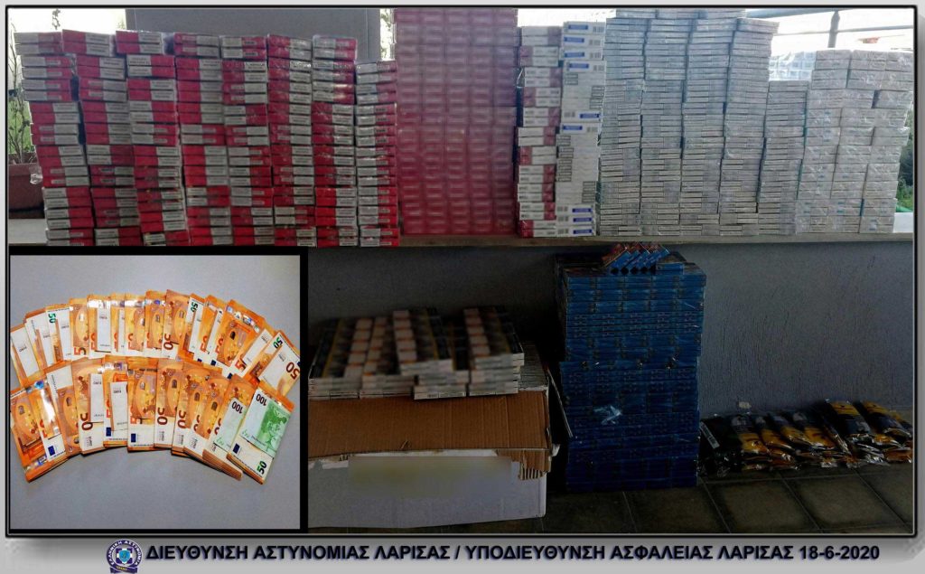 Τρίκαλα: Θα άνοιγε …περίπτερο με 3.585 παράνομα πακέτα τσιγάρα