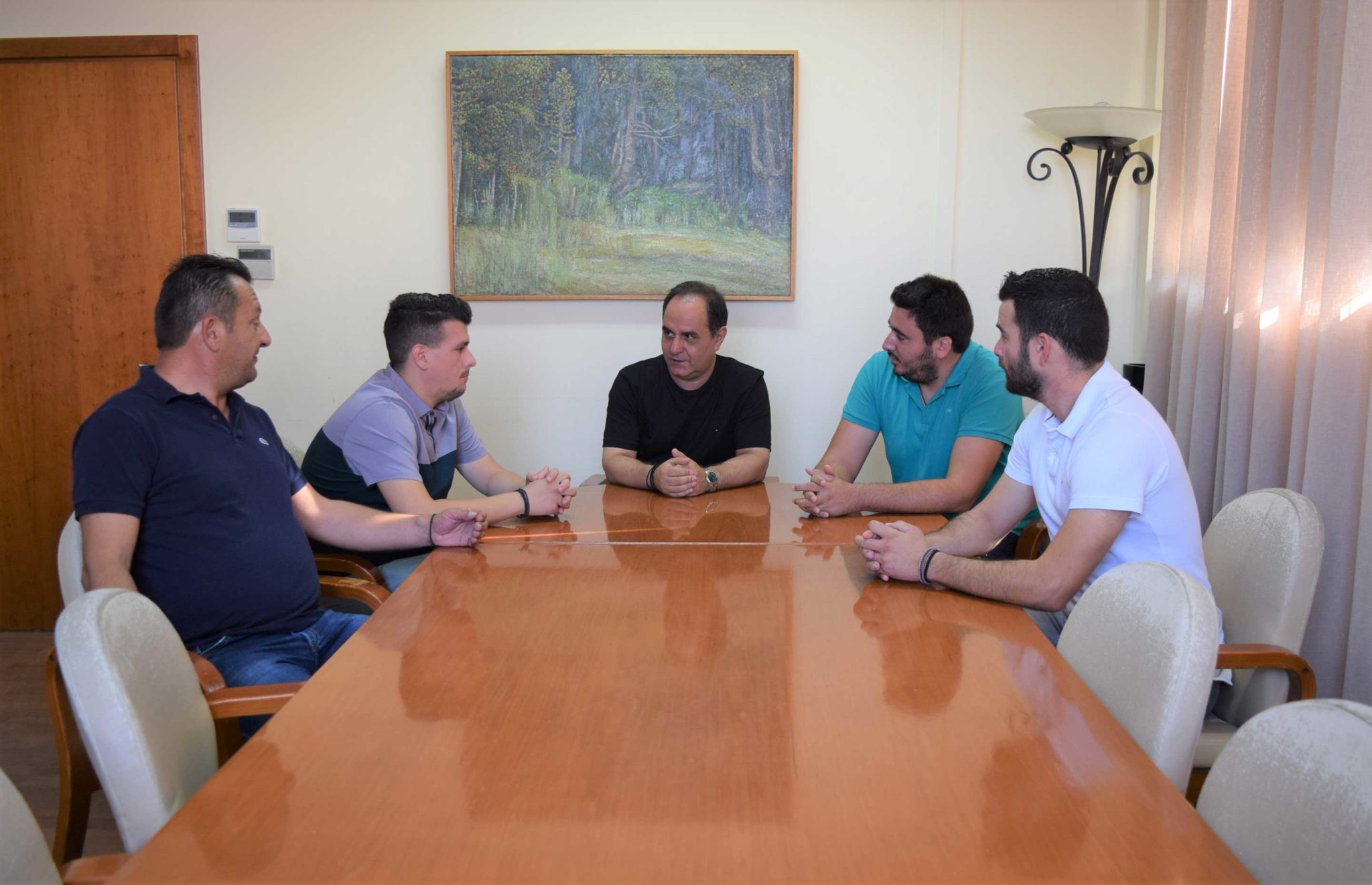 Η νέα διοίκηση του Υπεραστικού ΚΤΕΛ συναντήθηκε με το Δήμαρχο κ. Β. Τσιάκο