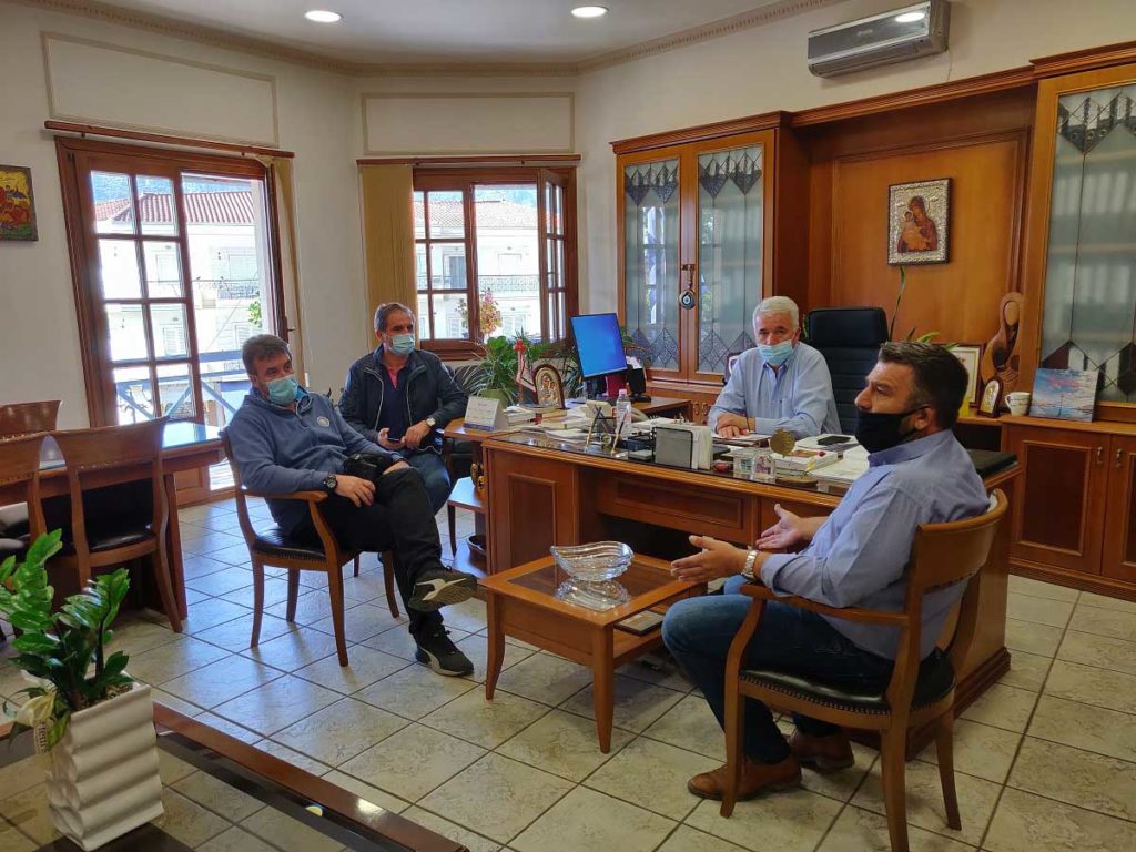 Τον Δήμαρχο Μετεώρων επισκέφθηκε ο Πρόεδρος της ΠΟΕ - ΟΤΑ