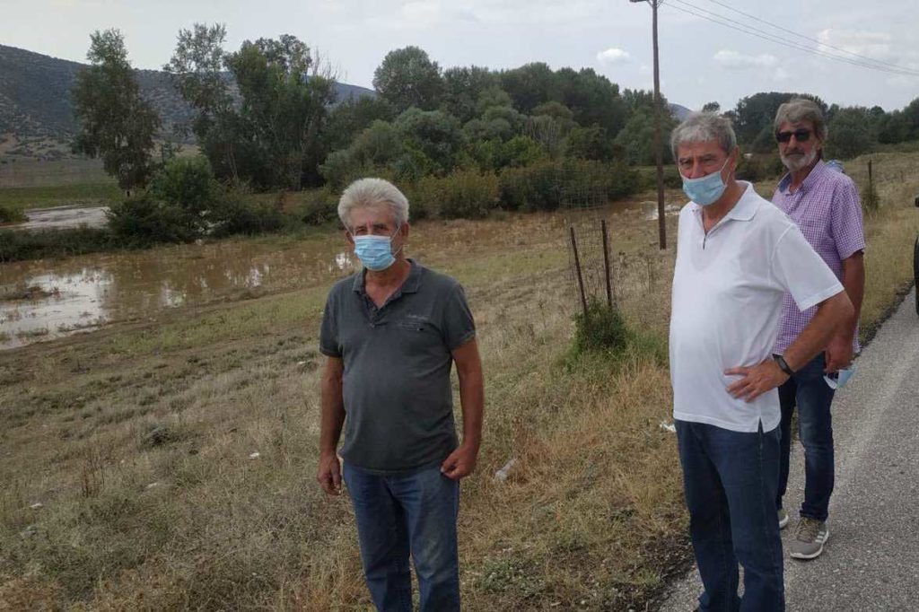 Περιοδεία ΚΚΕ στις πληγείσες περιοχές των Τρικάλων