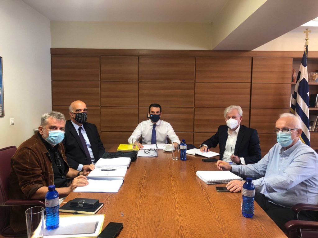 Συνάντηση Σκρέκα με τον Αναπληρωτή Διευθύνοντα Σύμβουλο της ΔΕΗ για το Φράγμα Μεσοχώρας