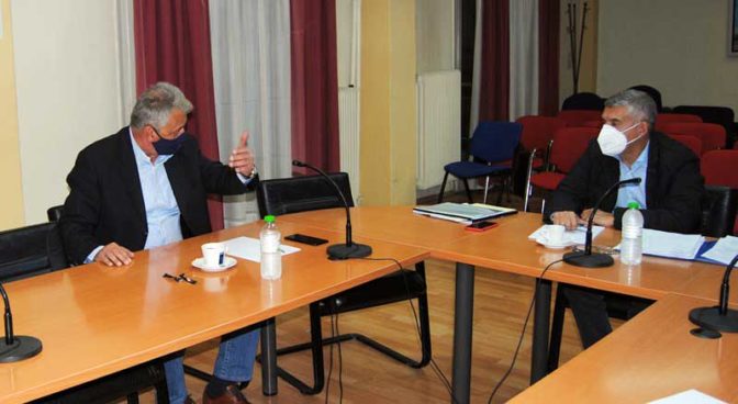 Συνάντηση Δημάρχων με Αγοραστό για τις αποκαταστάσεις των ζημιών