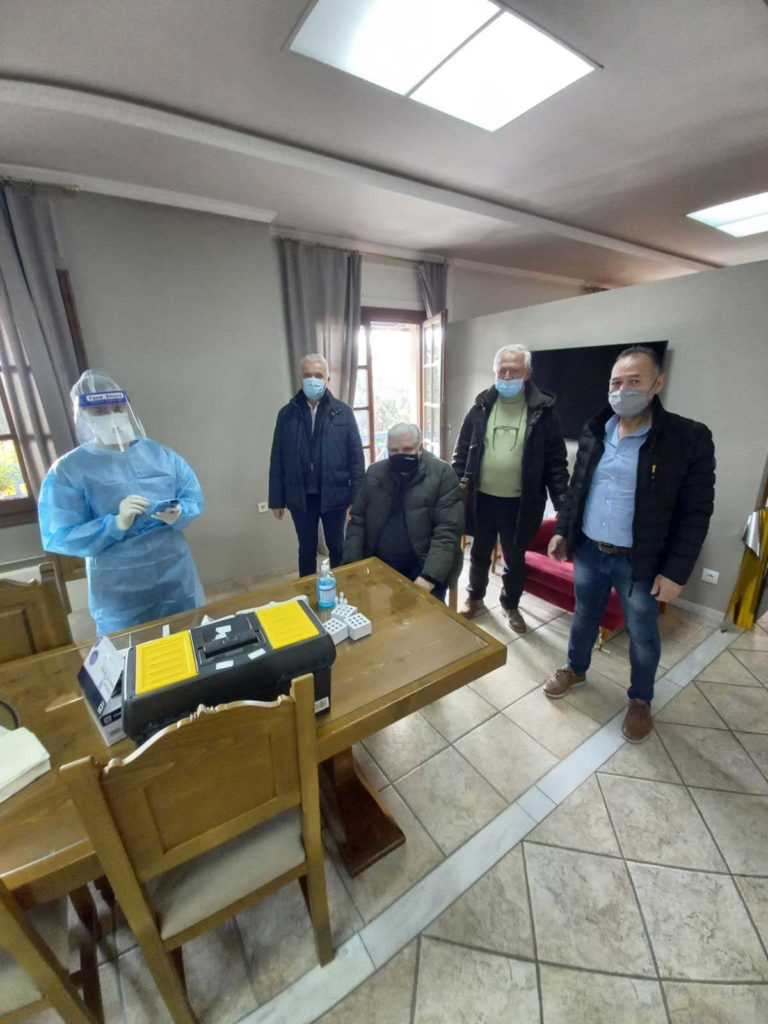 Αρνητικά όλα τα rapid tests που πραγματοποιήθηκαν σήμερα στο χώρο του Δημαρχείου Καλαμπάκας