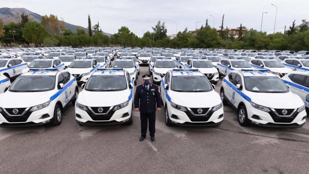 Ενίσχυση του στόλου περιπολικών της Ελληνικής Αστυνομίας με Nissan QASHQAI 
