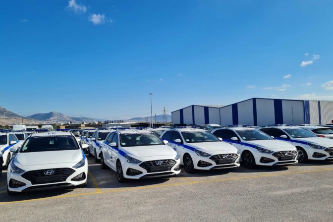 33 νέα περιπολικά Hyundai i30 για την Ελληνική Αστυνομια