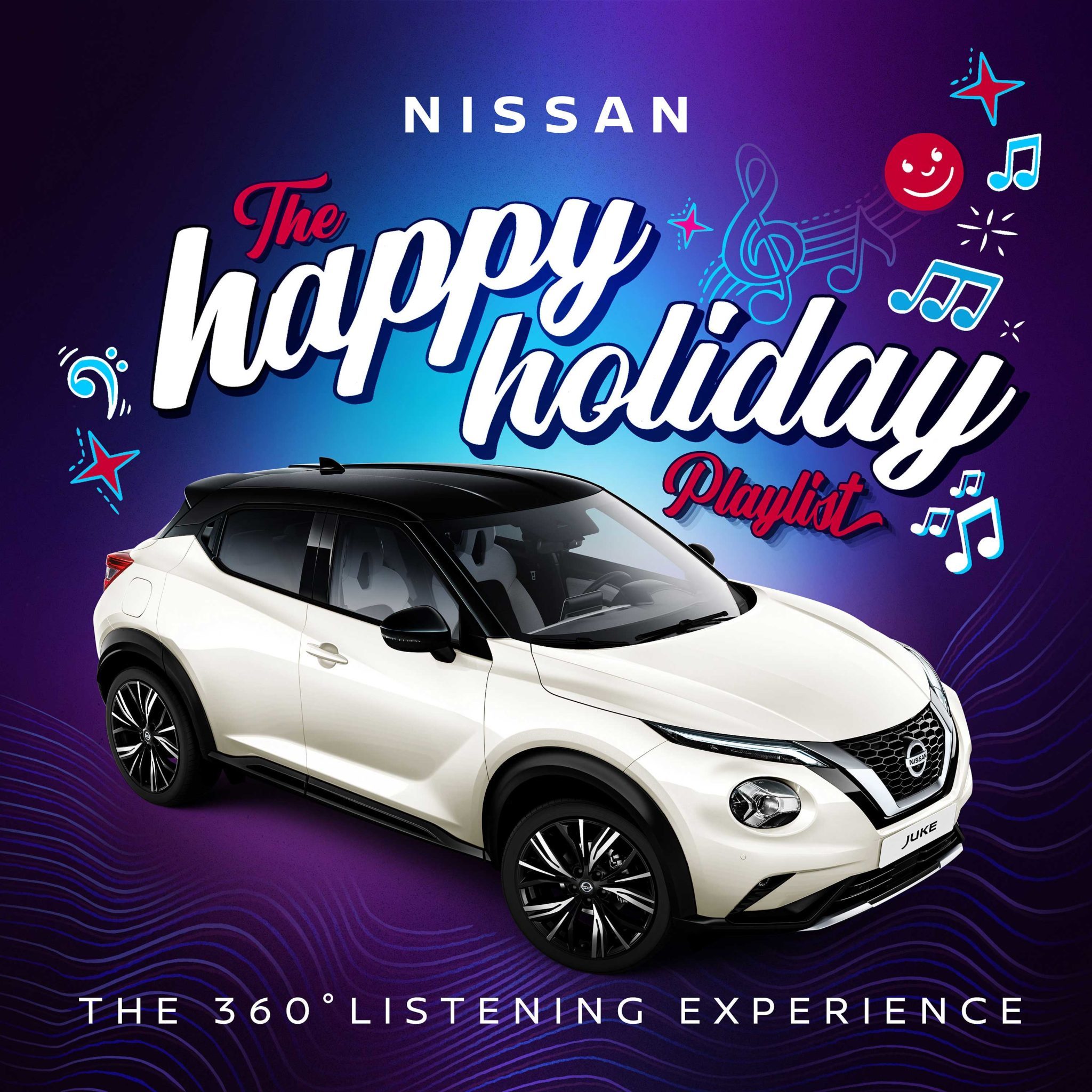 Το Nissan JUKE μας φτιάχνει τη διάθεση για τις γιορτές με την «The Happy Holiday Playlist» 