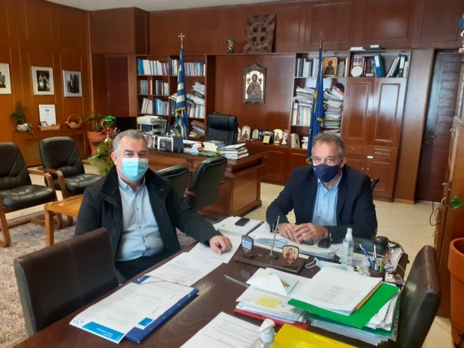 Επίσκεψη Μιχάλη Μπαγιώτη στην Περιφερειακή Ενότητα Τρικάλων