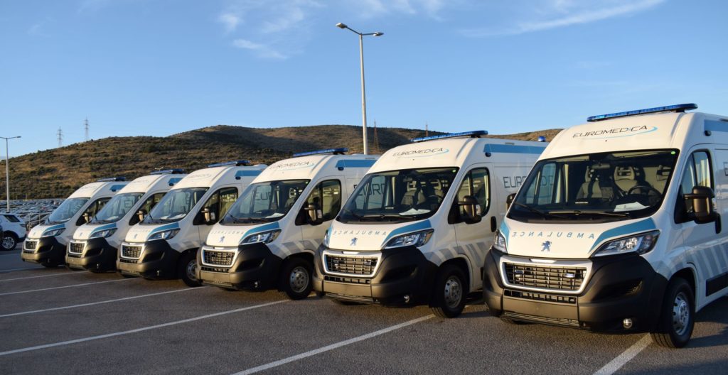 6 ΑΣΘΕΝΟΦΟΡΑ PEUGEOT BOXER ΓΙΑ ΤΗΝ EUROMEDICA