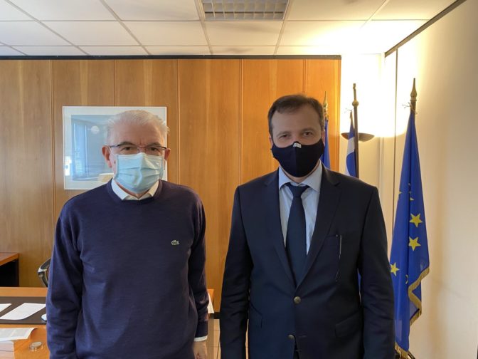 Συνάντηση εργασίας Θανάση Λιούτα και Προέδρου ΕΛΓΑ