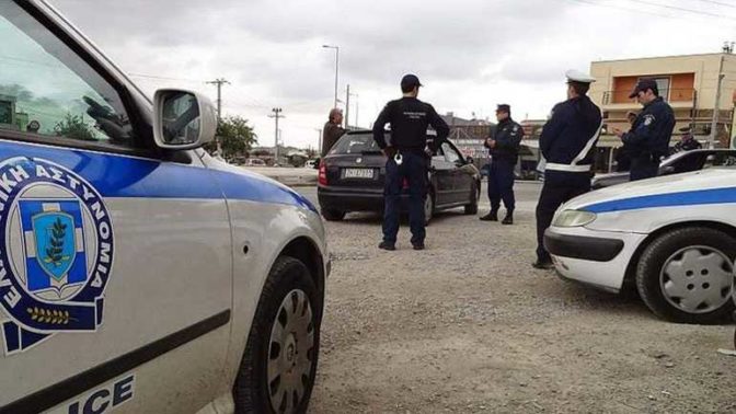 Αστυνομική επιχείρηση της Αστυνομίας στα Φάρσαλα