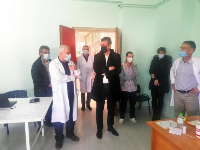 Επίσκεψη Γ. Κωτσού στο Νοσοκομείο Καρδίτσας και στο Κ.Υ. Παλαμά