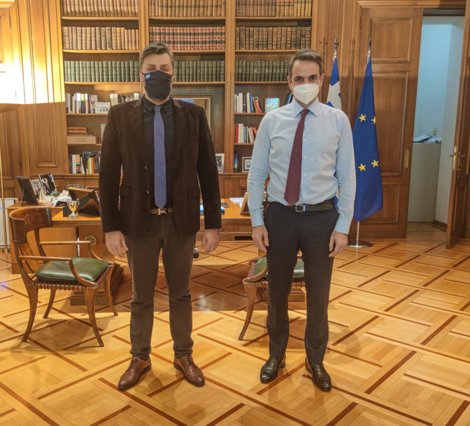 Συνάντηση Καλλιάνου - Μητσοτάκη