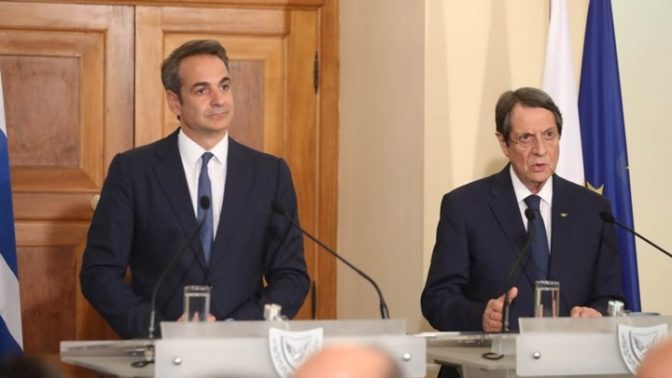 Κοινές δηλώσεις Μητσοτάκη-Αναστασιάδη