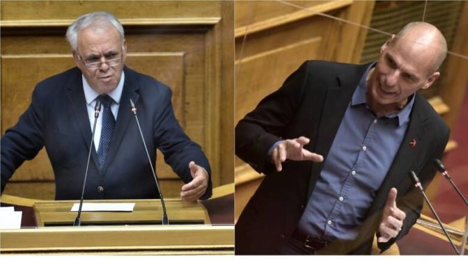 Μαίνεται πόλεμος στην αριστερά με Δραγασάκη και Βαρουφάκη πρωταγωνιστές