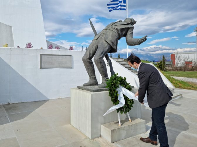 Τους ήρωες πεσόντες στο Υψωμα 731 τίμησε ο Δήμος Τρικκαίων