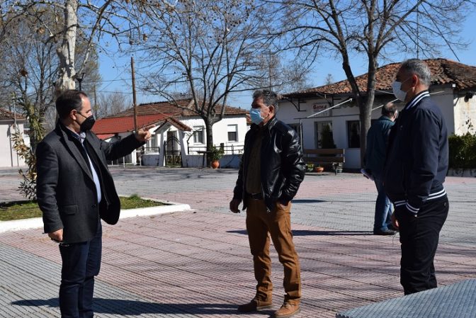 Μέλισσα, Πτελοπούλα και Σταυρό επισκέφτηκε ο Δήμαρχος Καρδίτσας Βασίλης Τσιάκος