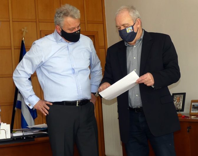 Συνάντηση Δημάρχου Σοφάδων Θ. Σκάρλου με τον πρόεδρο του ΟΑΣΠ κ. Ευθ. Λέκκα