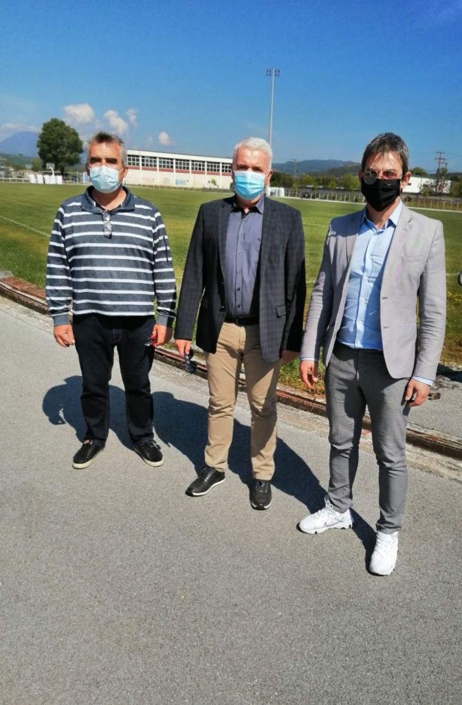 Έναρξη εργασιών κατασκευής ταρτάν στη δημοτικό στάδιο Καλαμπάκας