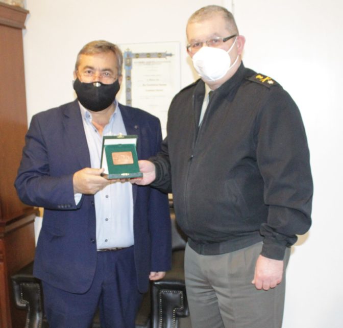 Εθιμοτυπική Επίσκεψη του Νέου Διοικητή Της ΣΜΥ Τρικάλων στον Δήμαρχο Πύλης