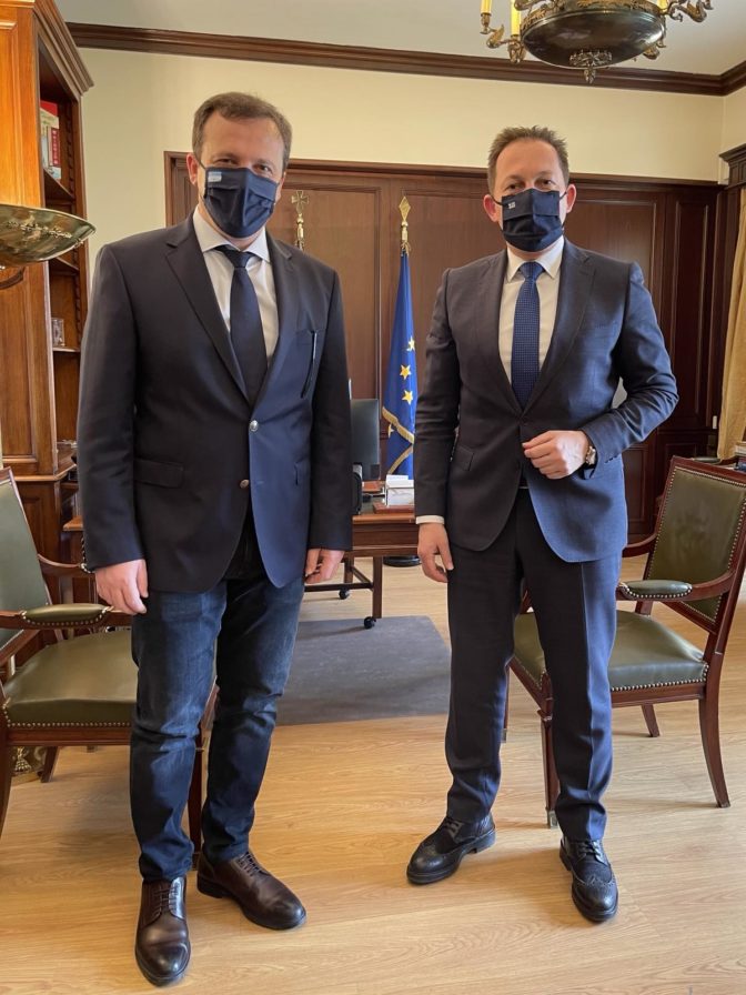 Συνεχείς συναντήσεις εργασίας με τον Στέλιο Πέτσα ο Θανάσης Λιούτας