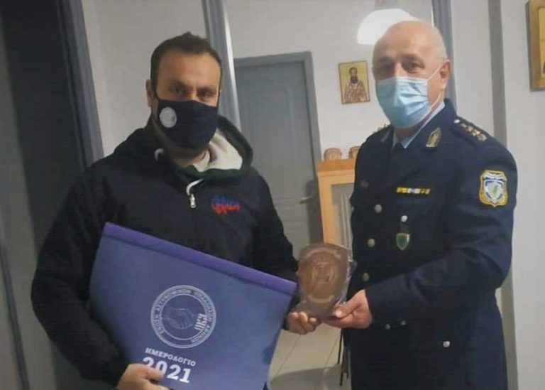 Συνάντηση Νίντου με τον Γενικό Γραμματέα της Ένωσης Αστυνομικών Υπαλλήλων Αθηνών Χύτα Κωνσταντίνο