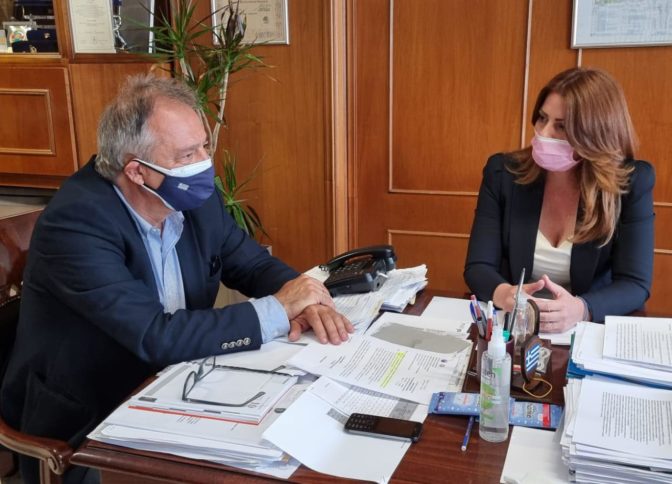 Στον Αντιπεριφερειάρχη κ. Χρήστο Μιχαλάκη η Βουλευτής Κατερίνα Παπακώστα