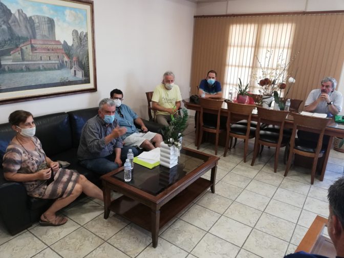 Συνάντηση του Δημάρχου Δήμου Μετεώρων με τον Σύλλογο Φίλων Σιδηροδρόμου Τρικάλων