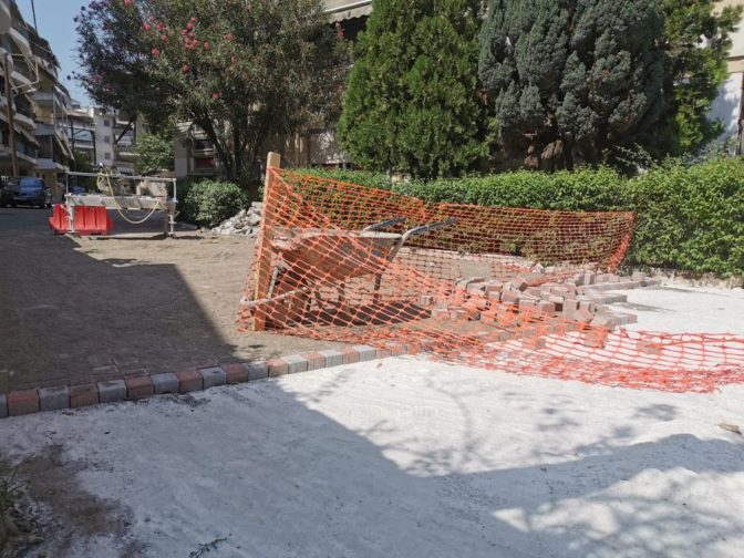 Βελτιώσεις σε πεζοδρόμους των Τρικάλων από τον Δ. Τρικκαίων