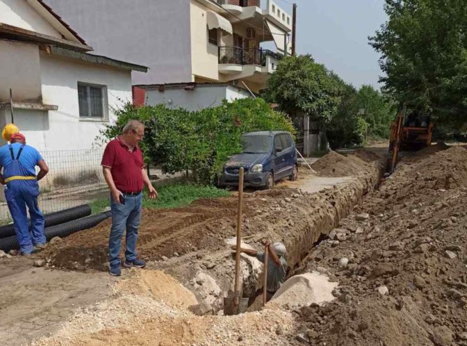 ΔΕΥΑΤ: Με γοργούς ρυθμούς τα έργα αποχέτευσης στην περιοχή Εργοστασίου Γάλακτος