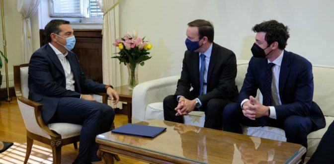 Αλέξης Τσίπρας: "Η ενίσχυση του στρατηγικού διαλόγου Ελλάδας-ΗΠΑ που καθιερώθηκε το 2018 πρέπει να γίνει σε αμοιβαία επωφελή βάση"