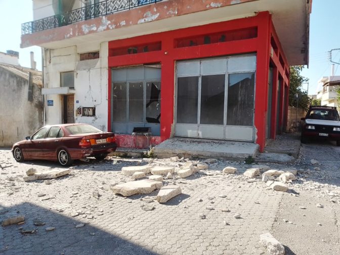 Σεισμός 5,8 της κλίμακας Ρίχτερ στο Ηράκλειο Κρήτης. Δυνατοί μετασεισμοί και υλικές ζημιές